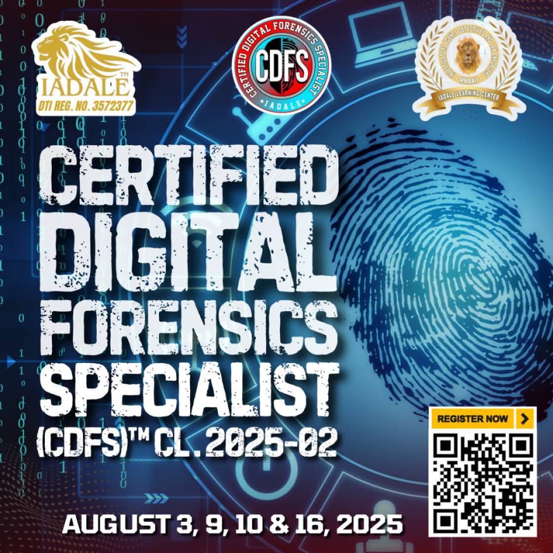 🔍 𝐈𝐀𝐃𝐀𝐋𝐄 𝐃𝐢𝐠𝐢𝐭𝐚𝐥 𝐅𝐨𝐫𝐞𝐧𝐬𝐢𝐜𝐬 𝐂𝐞𝐫𝐭𝐢𝐟𝐢𝐜𝐚𝐭𝐢𝐨𝐧 𝐏𝐫𝐨𝐠𝐫𝐚𝐦 | Facebook