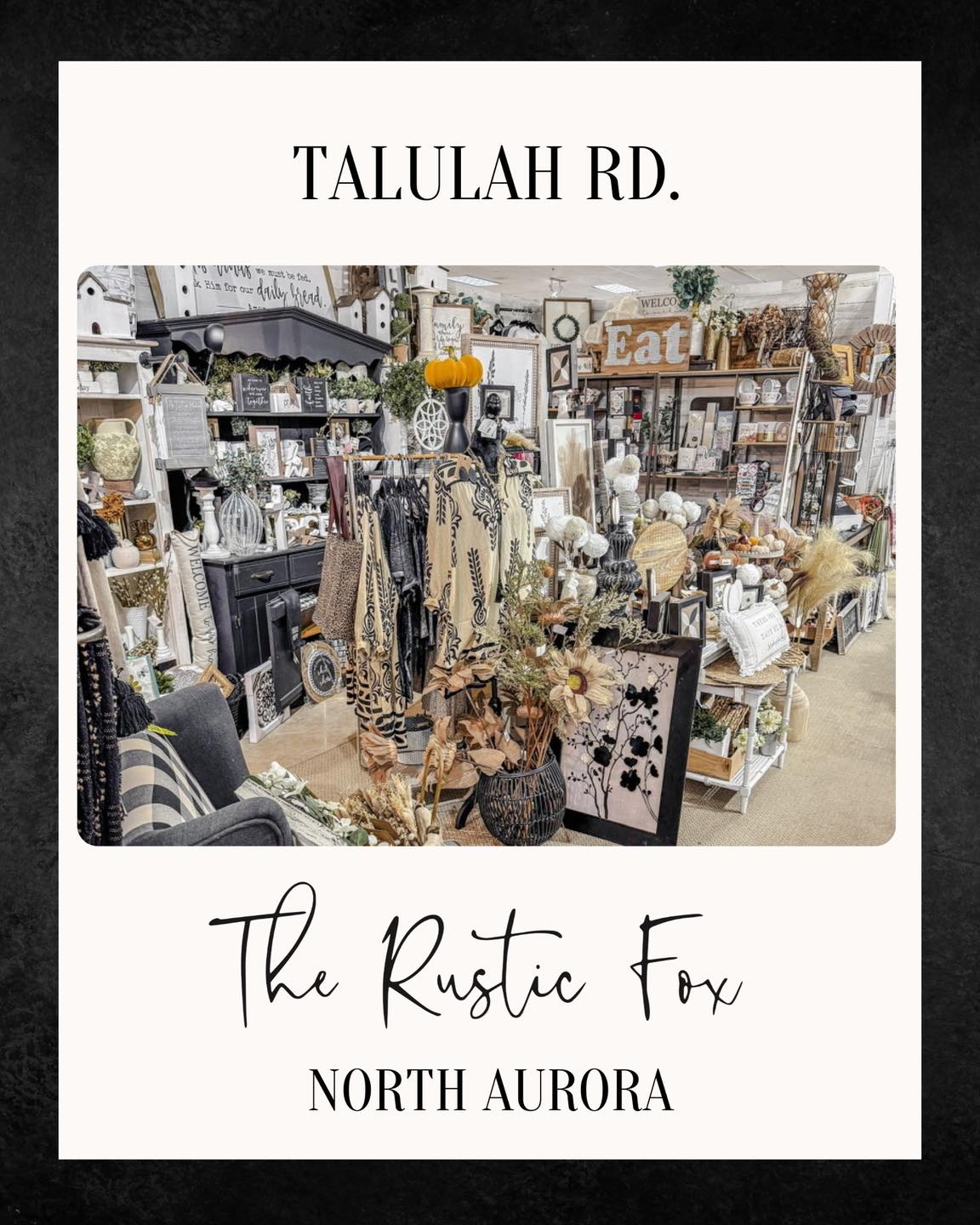 MEET THE VENDOR... - The Rustic Fox - North Aurora, IL | Facebook