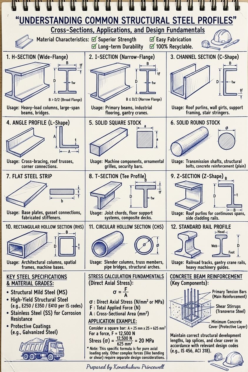 Indian standard beams section properties
