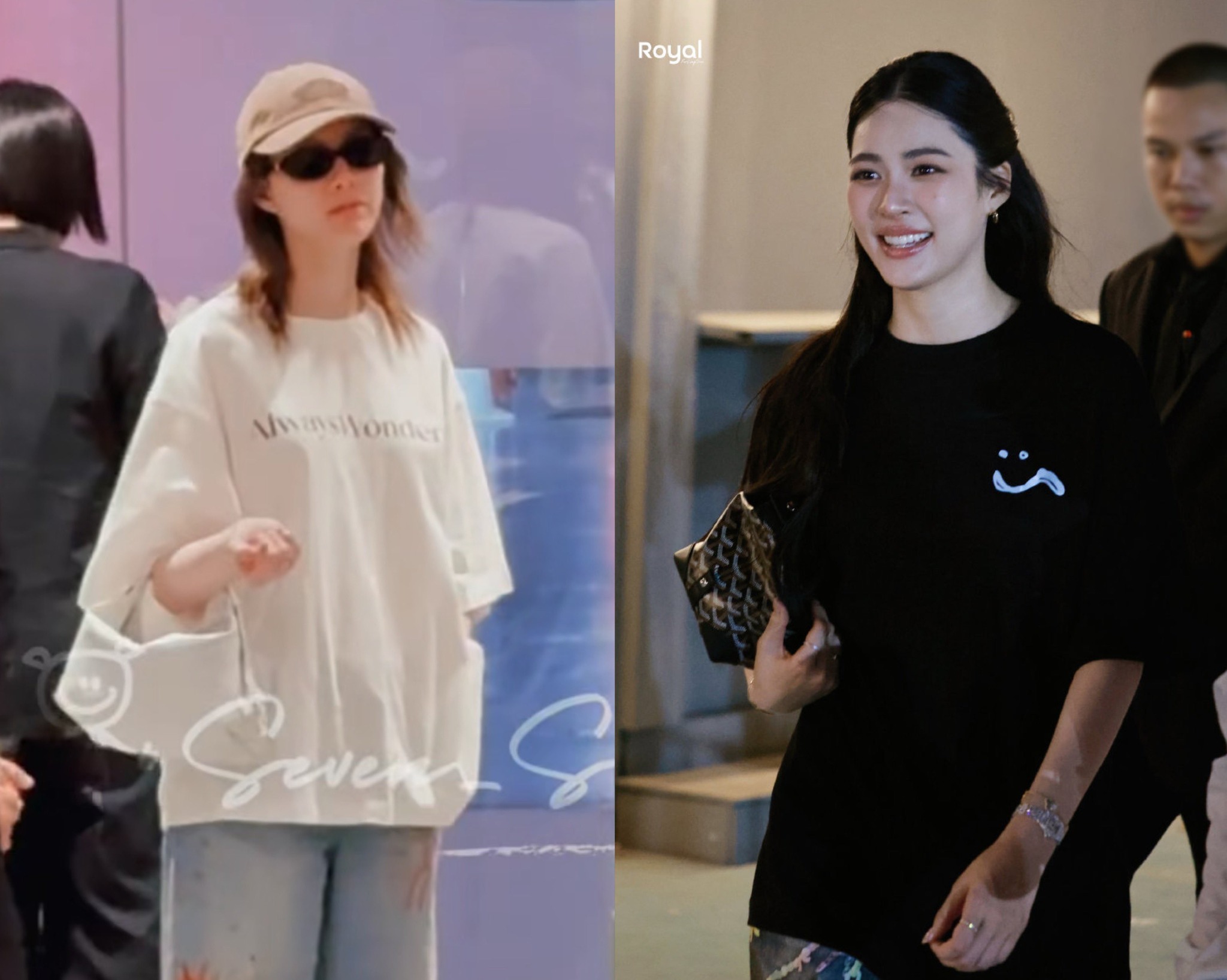Lingling is CEO Always Wonder style T-shirt and cap and things in 