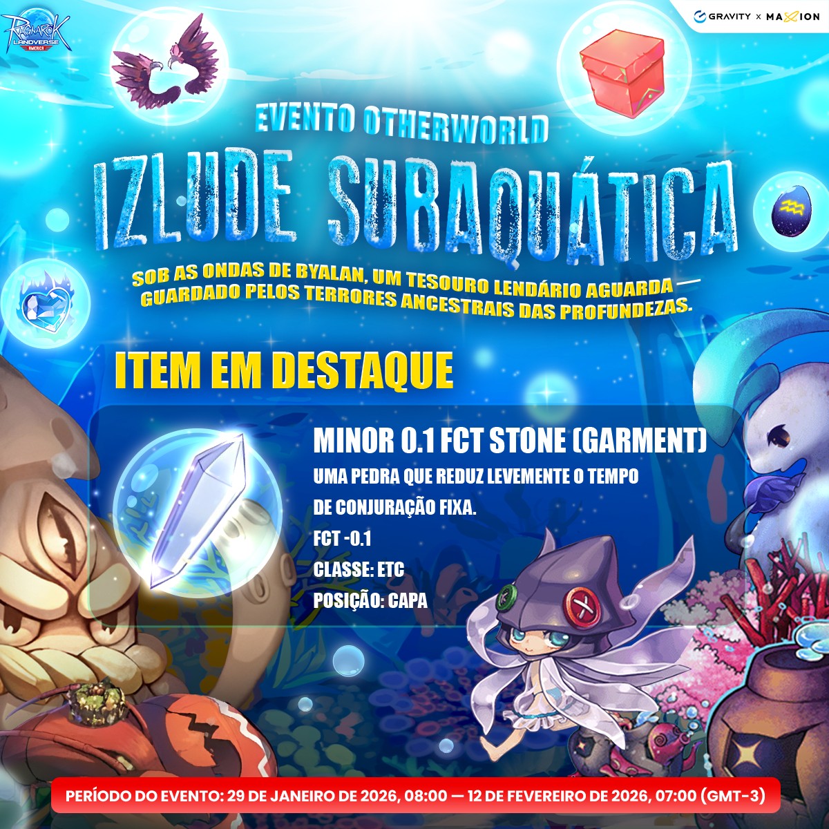 Ragnarok - 🌊⚔️ Evento Otherworld: Izlude Subaquática ⚔️🌊 Sob as ondas ...