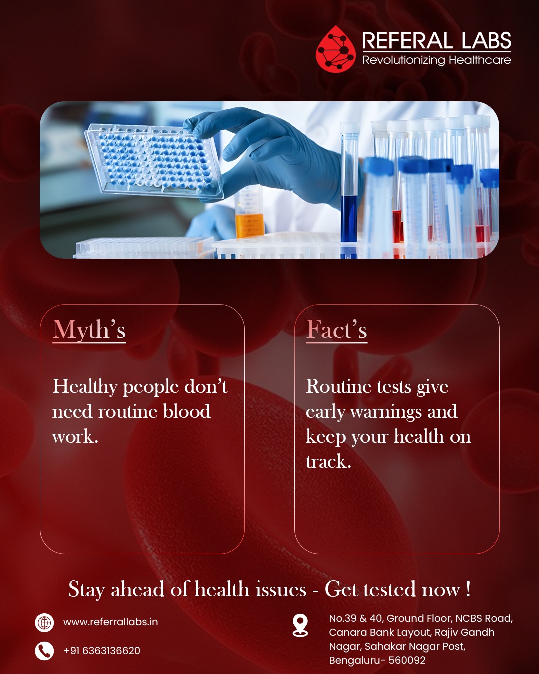 ReferralLabs - Many people believe routine blood tests are only for ...