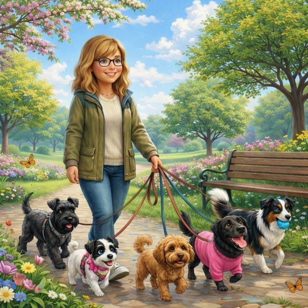Julie's Dog walks on Reels