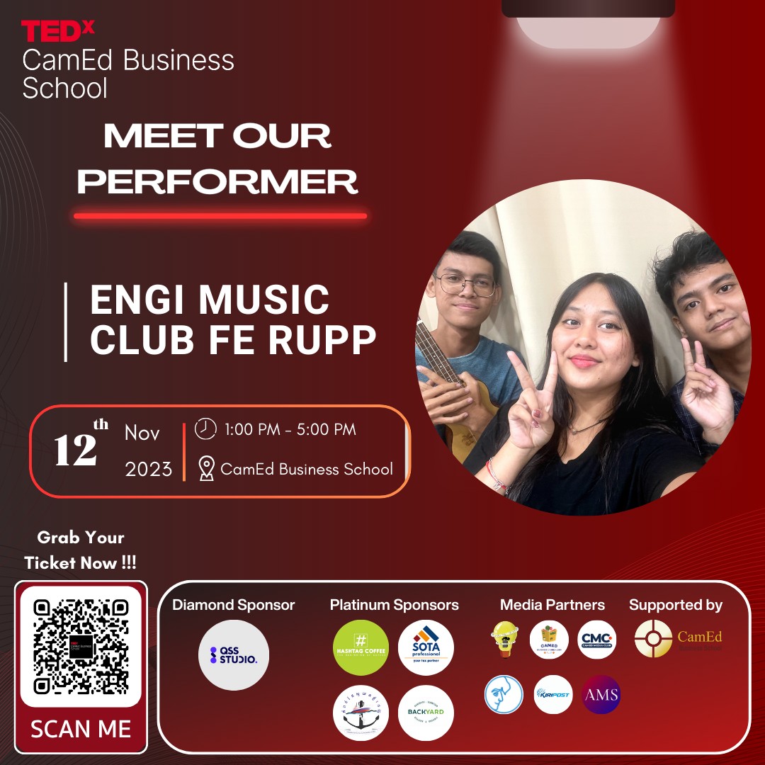 [Meet Our Performers] Please... - TEDx CamEd Business School | Facebook