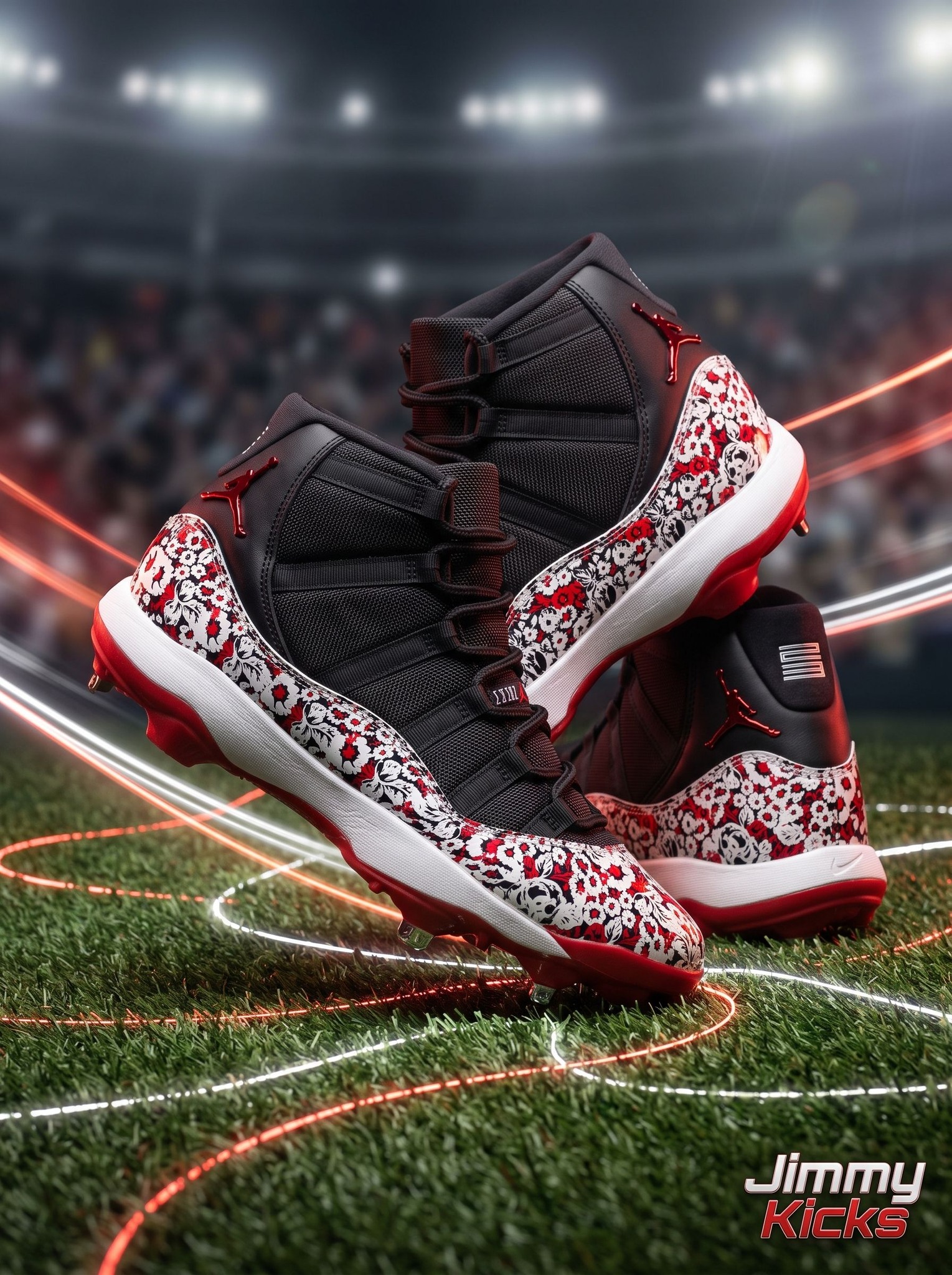 First look at the Air Jordan 11 MCS Cleat “Rare Air” set for
