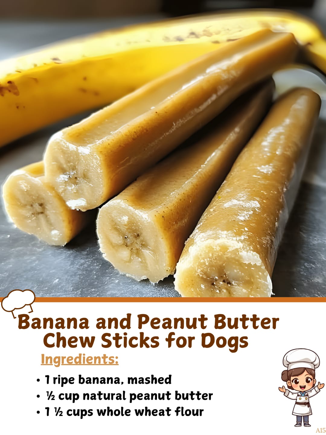 Grandma's - Banana and Peanut Butter Chew Sticks for Dogs Ingredients ...