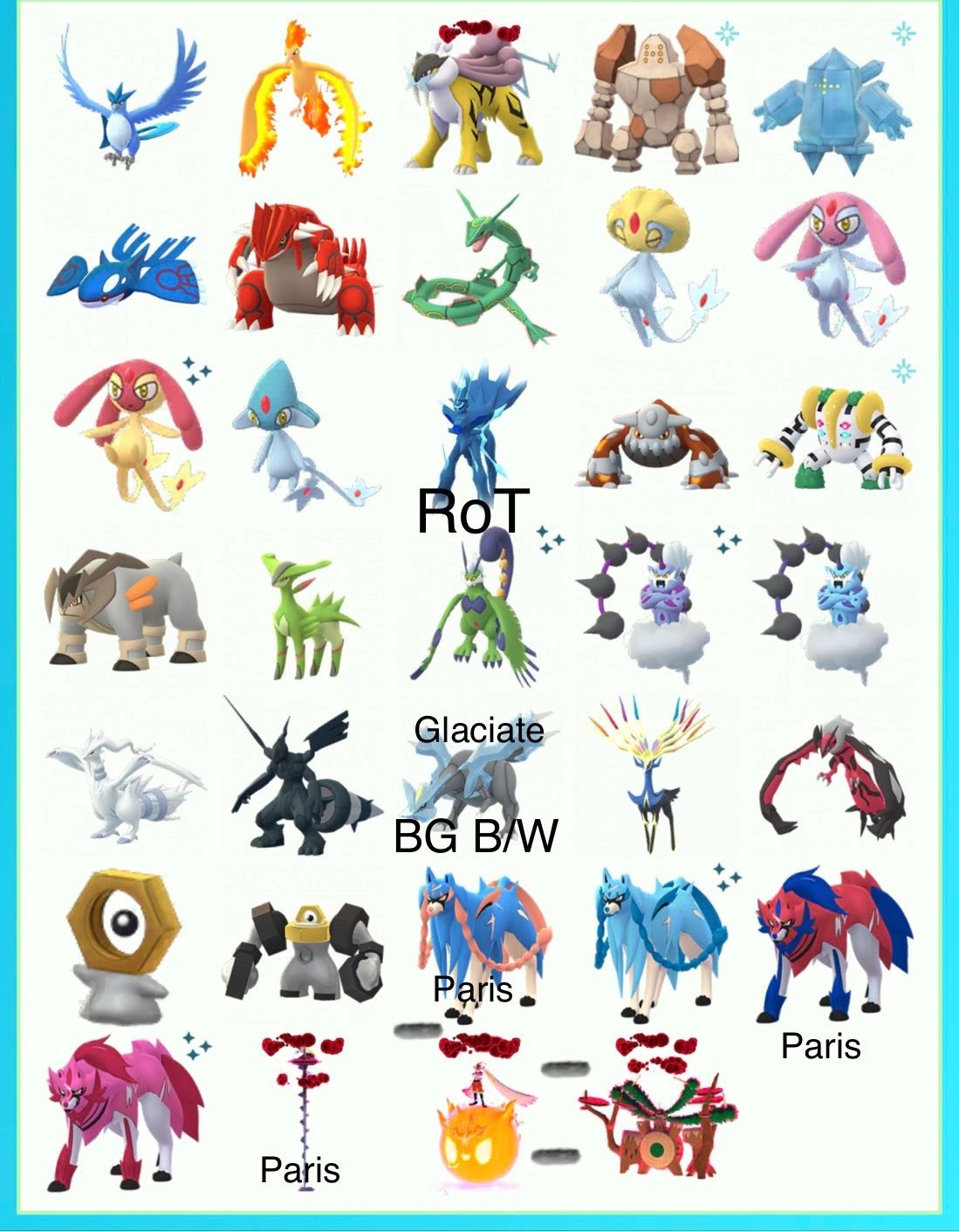 Seeking crown form trades in Pokémon Go