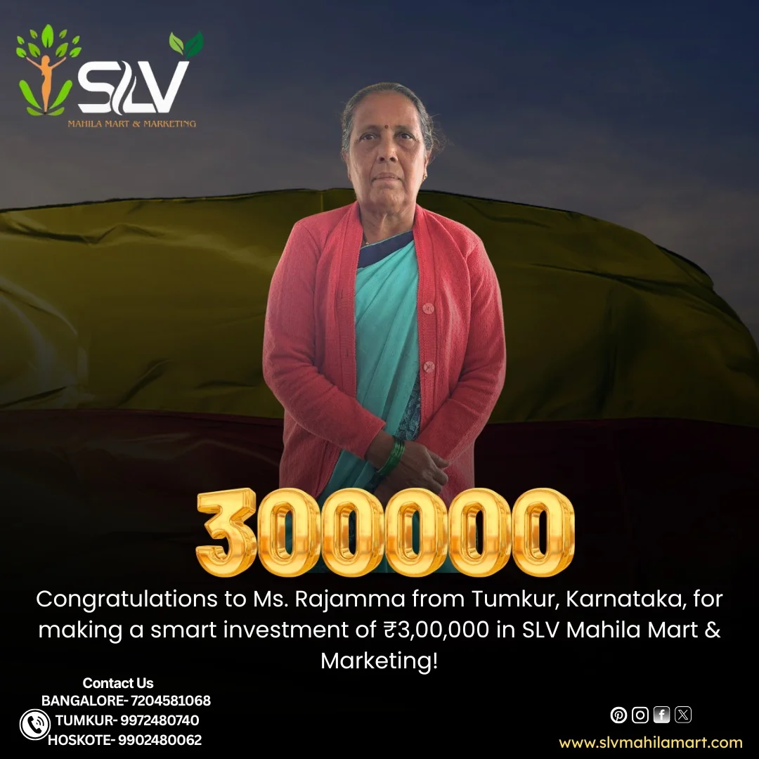 SLV - 🎉 **Congratulations to Ms. Rajamma from Tumkur, Karnataka!** 🎉 We ...