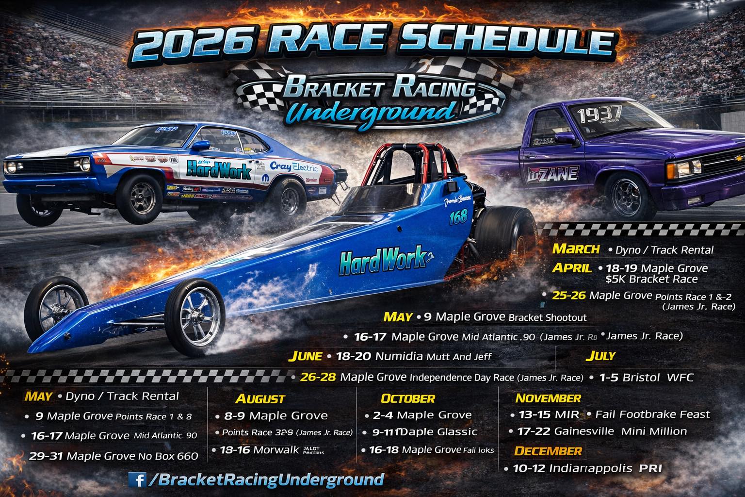 Bracket - The 2026 season is STACKED and we’re ready to hit the road! 🏁 ...