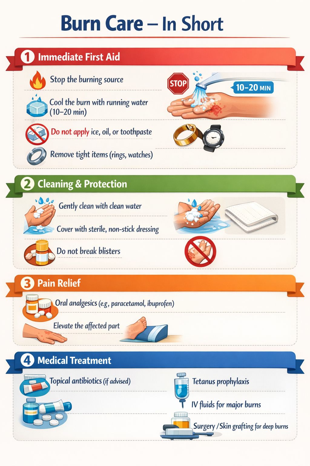 🛡️ Safety First Aid Tip of the Day 🚑 Tip: Know how to treat a