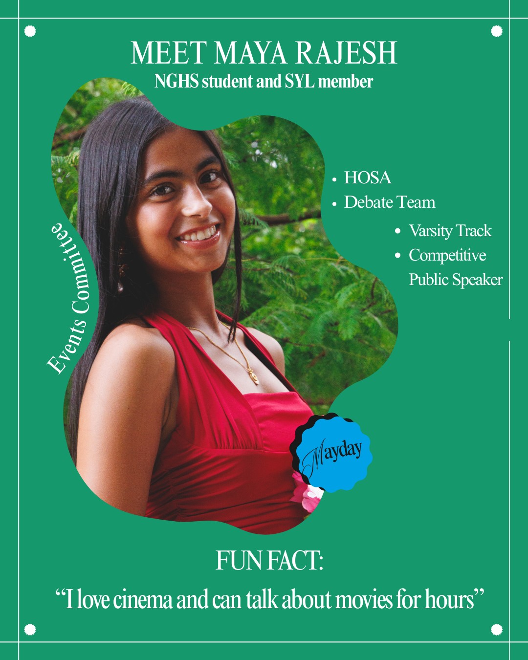 Meet SYL member Maya Rajesh, also... - Suwanee Youth Leaders | Facebook