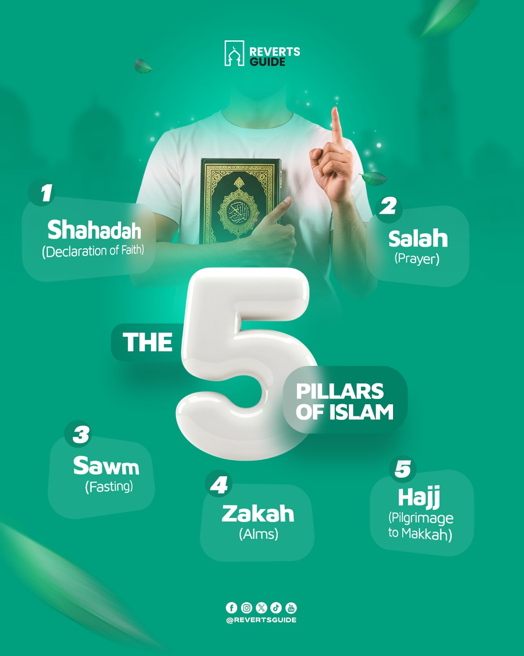 Reverts Guide - 🌟 Discover the Essence of Islam: The Five... | Facebook