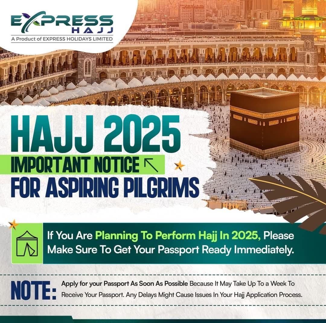 Express Hajj - 🌟 HAJJ 2025 - Important Announcement for...