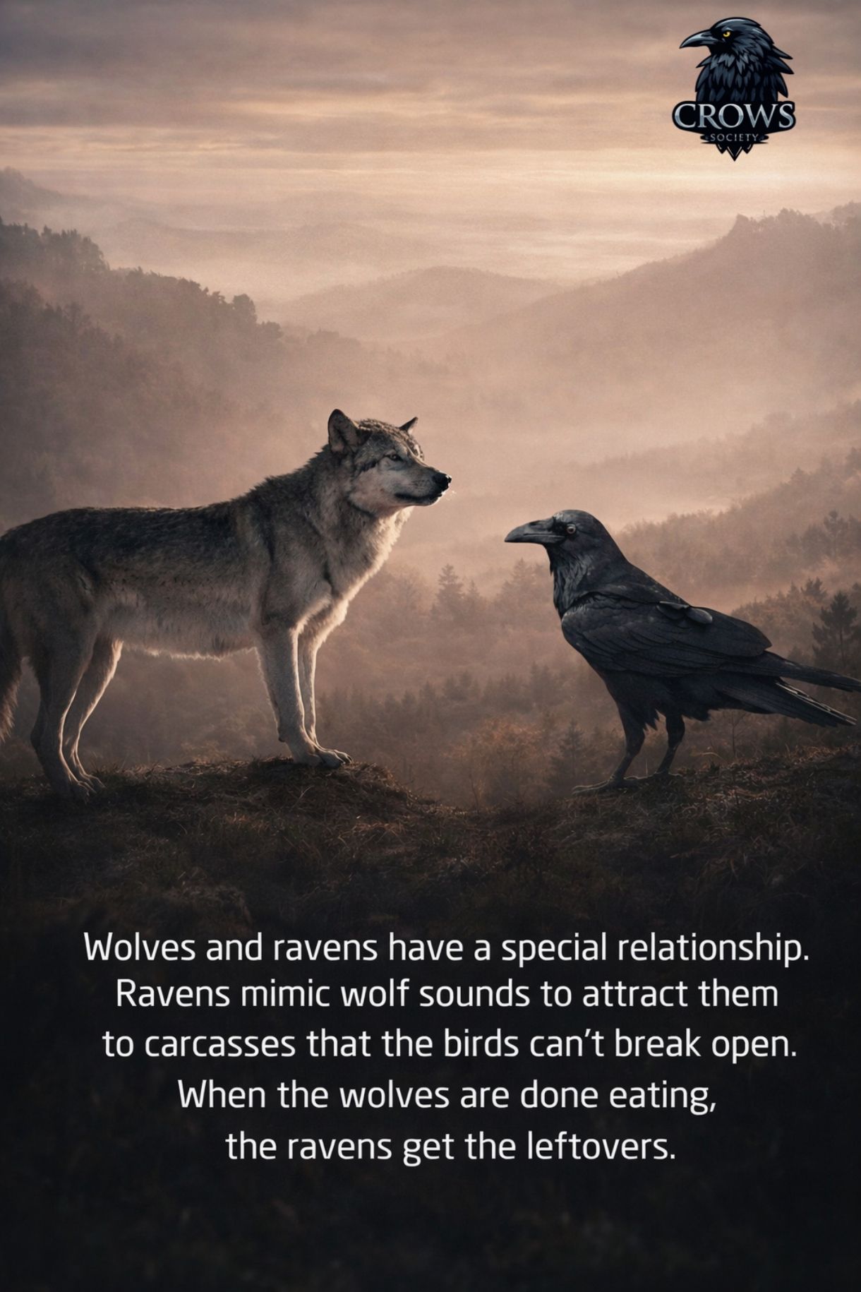 Crows - In the wild, survival is not always about strength alone ...