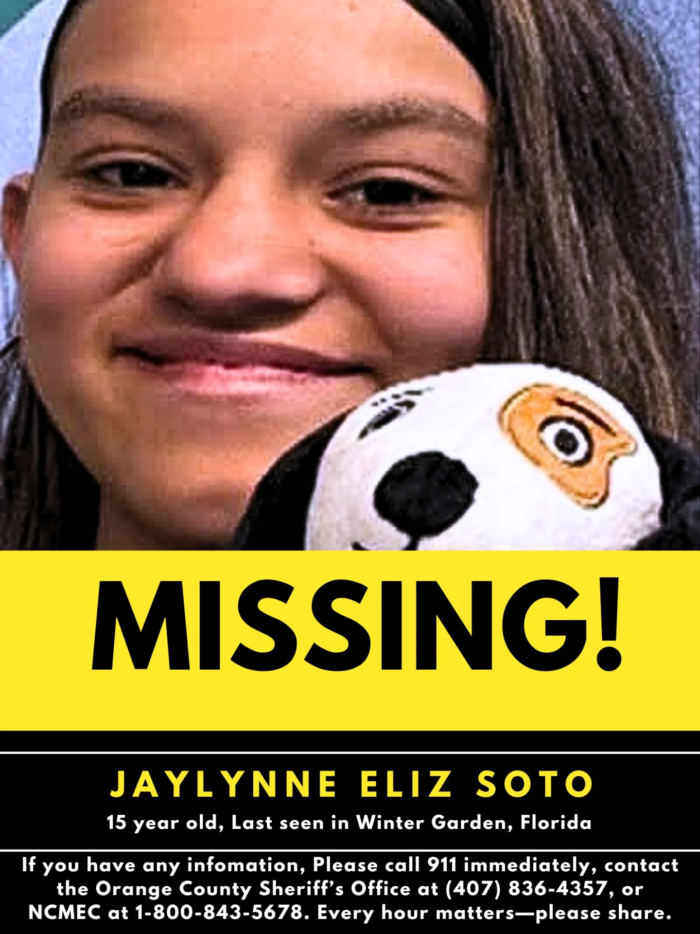 Outrageous - 🚨 MISSING 15-YEAR-OLD – HELP FIND JAYLYNNE ELIZ SOTO 🚨 ...