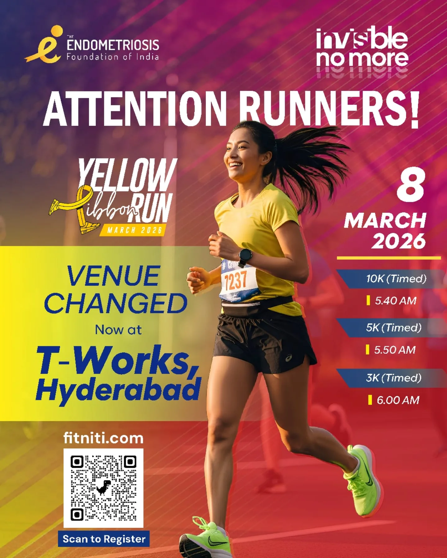 Yellow Ribbon Run | Hyderabad