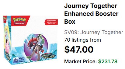 why are enhanced booster boxes cheaper Pokemon TCG: Scarlet & Violet Contains 36 booster packs from Pokmon TCG I am new to the