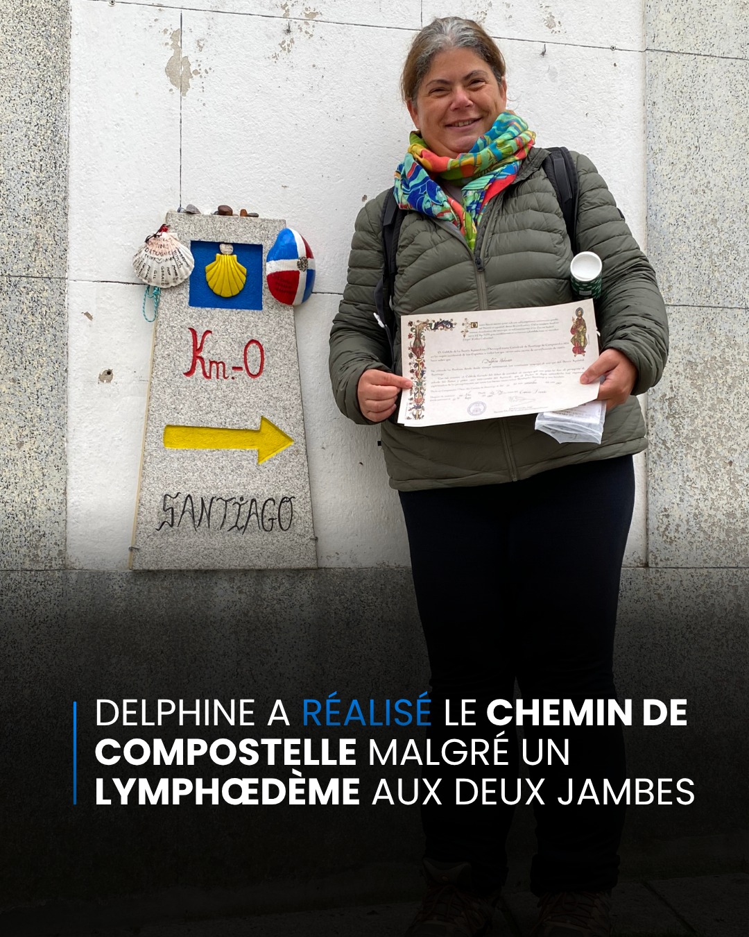 Hope - 🇫🇷 Delphine Watieaux a parcouru le chemin de Compostelle malgré ...