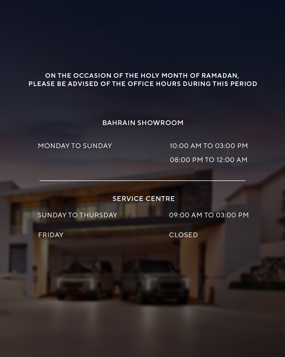 This Ramadan, ROX Motor Bahrain wishes... - ROX Motor Bahrain | Facebook