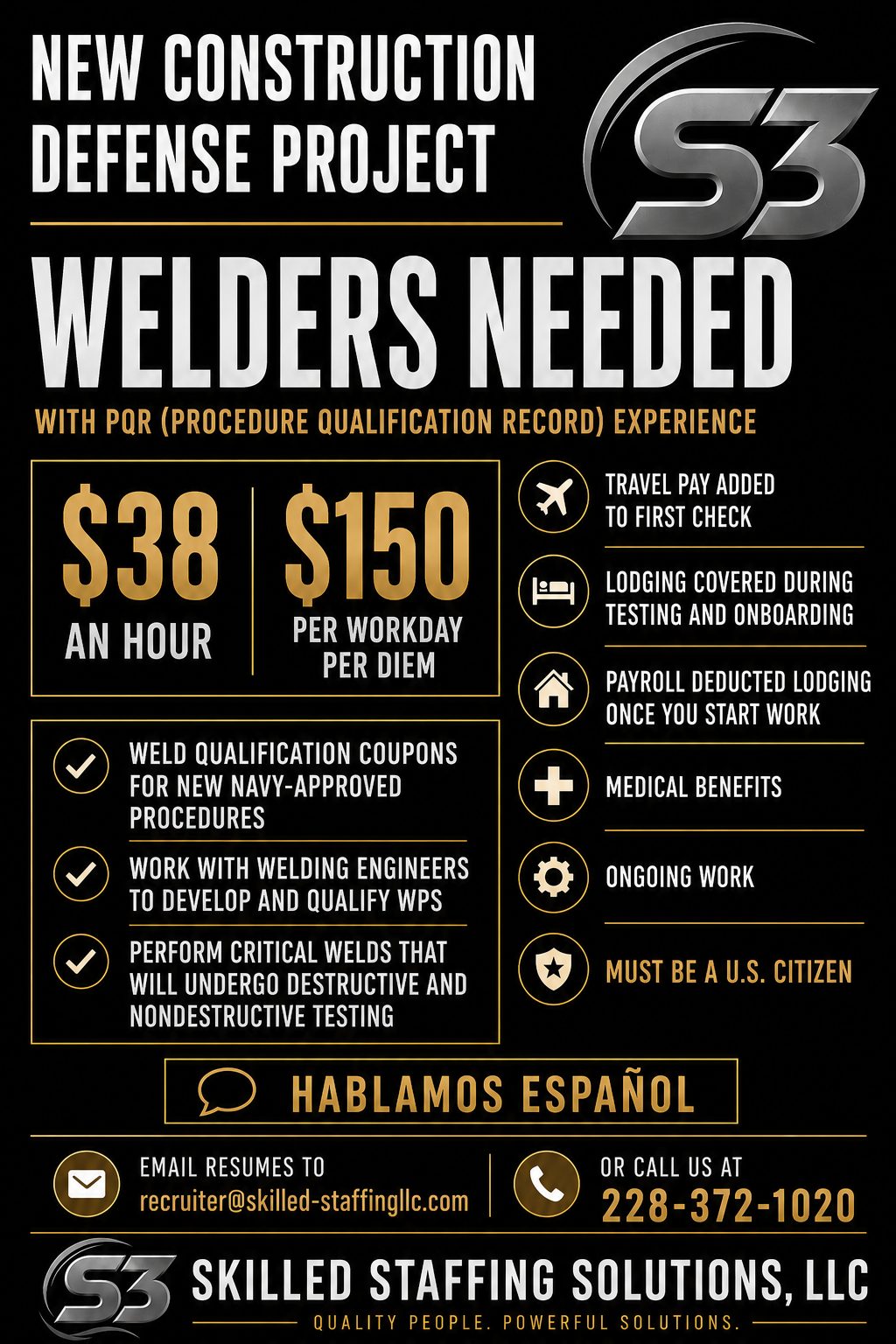 Ready to be part of something bigger? Call our office TODAY 228