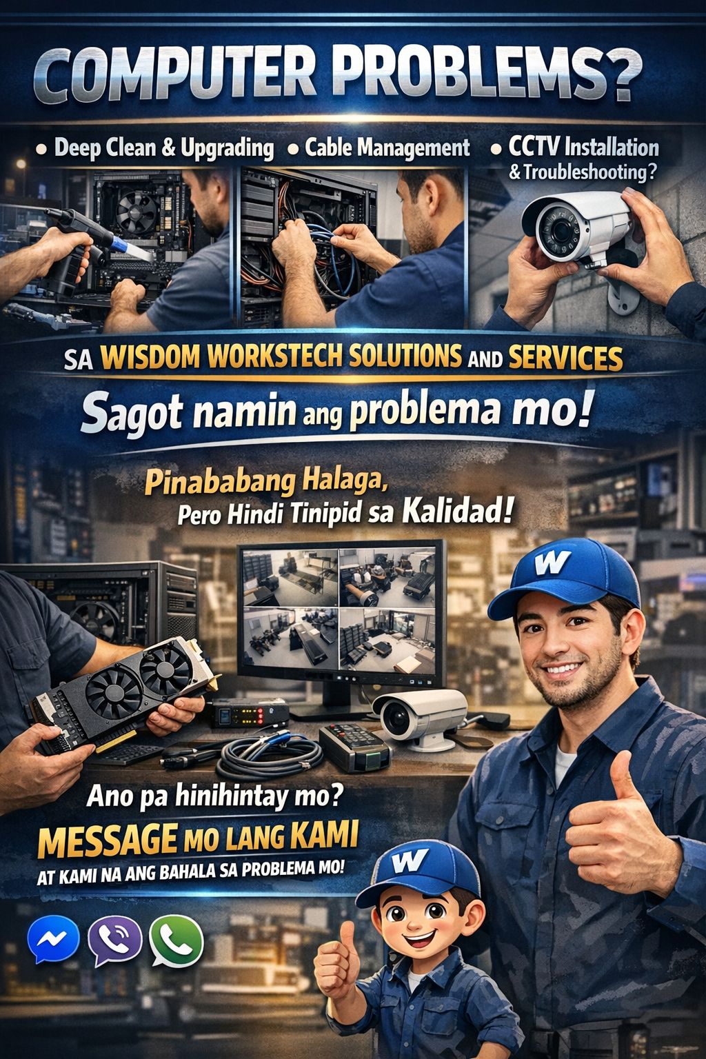 Wisdomworks Techsolutions Cctv and Computer Installation Services | Pulilan
