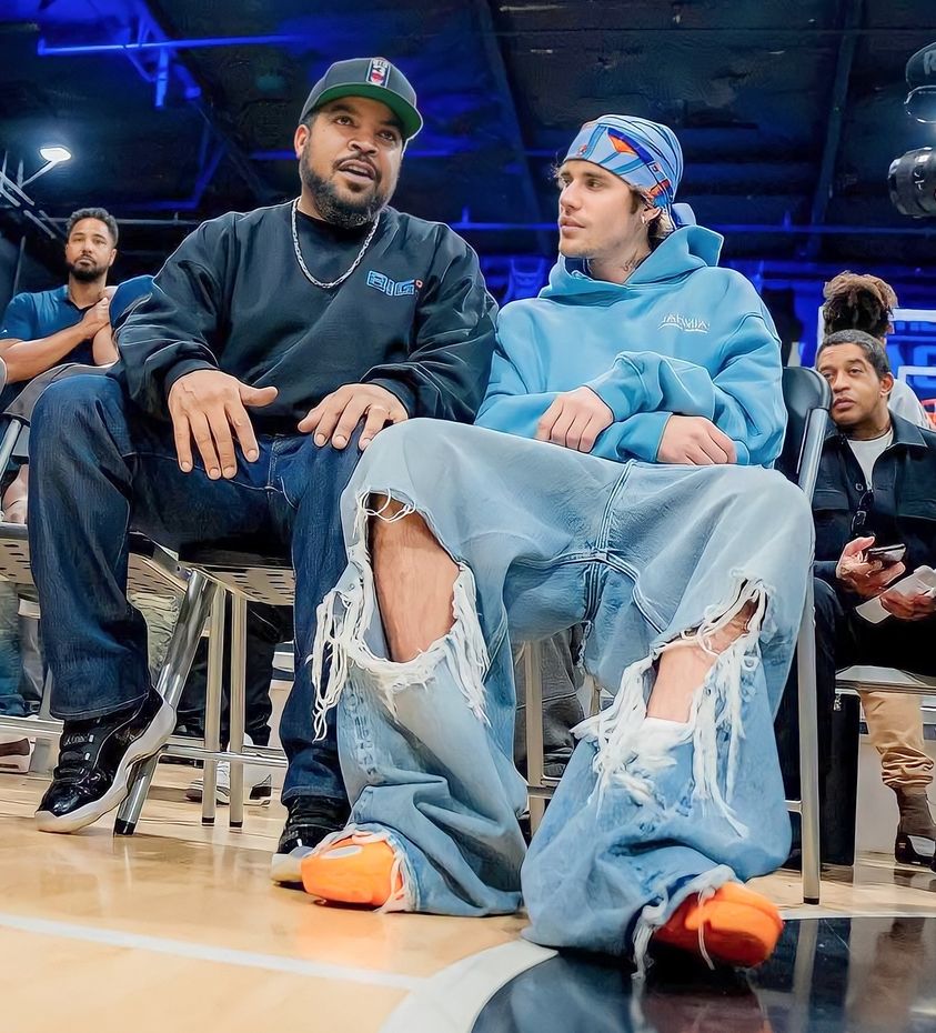 Justin Bieber in the MX1 by Amiri. Shop online: sg.club21global