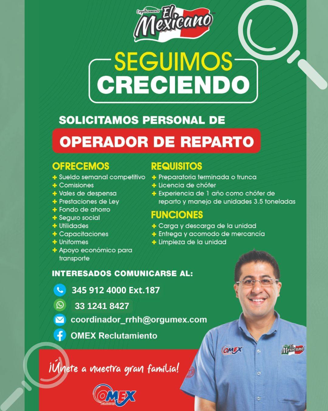 Reclutamiento OMEX Alimentaria | Facebook