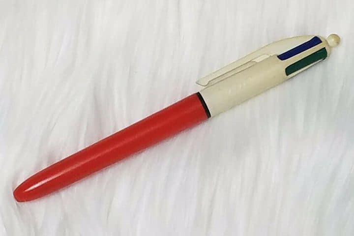 Four-color pen in 1973