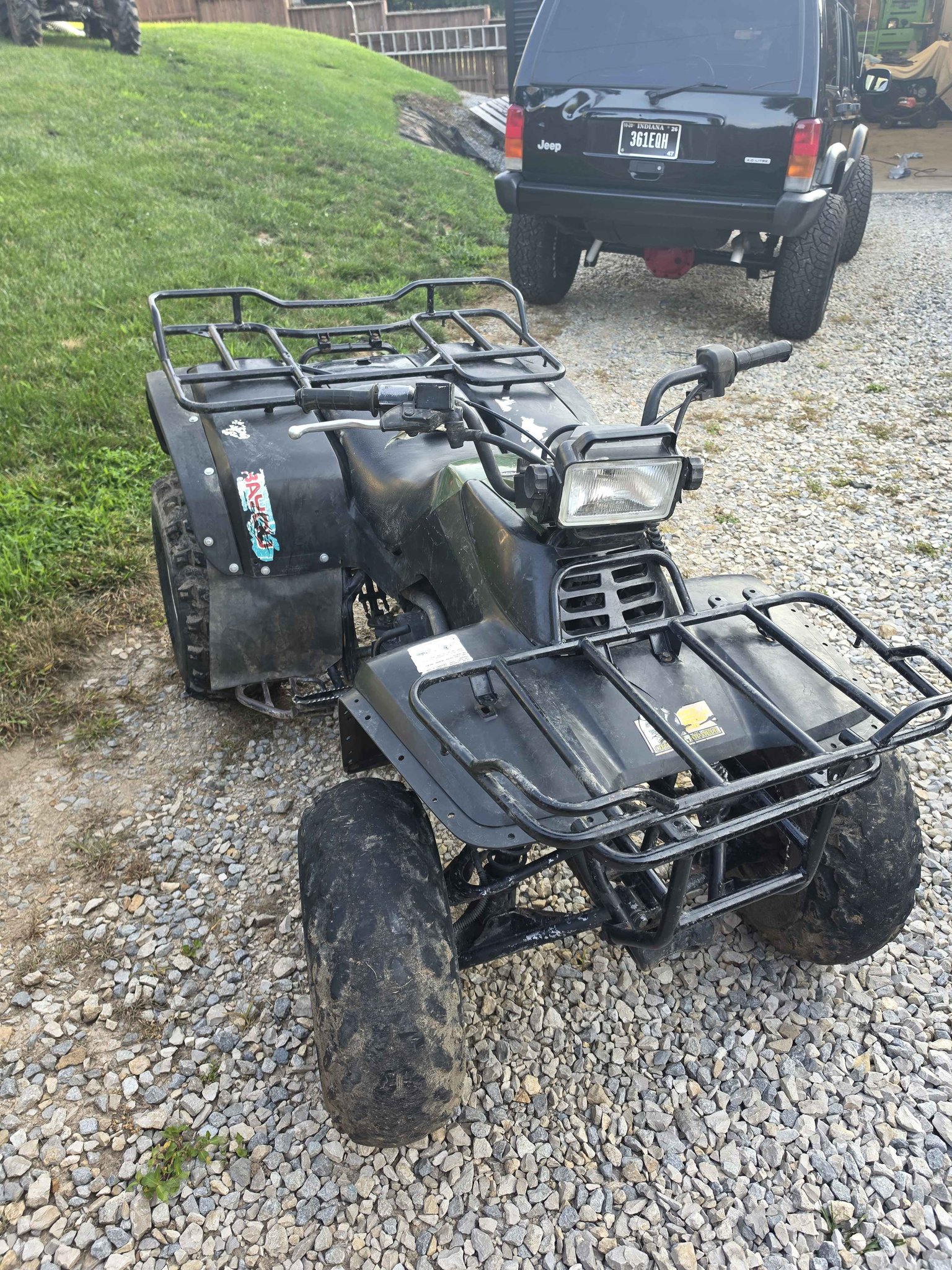 1997 kawasaki bayou 2x4 300 has new top end with roughly 15 hours