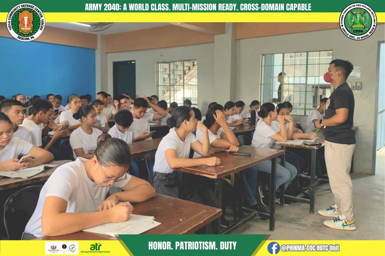 Phinma COC ROTC... - Phinma COC ROTC UNIT Ms1-Ms2 Sy:20252026