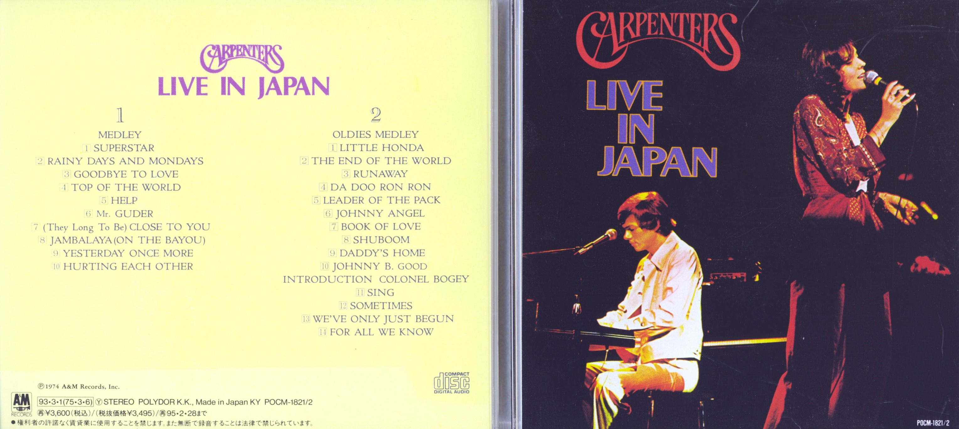 The Carpenters Live in Japan 1975: Superstar & other beautiful