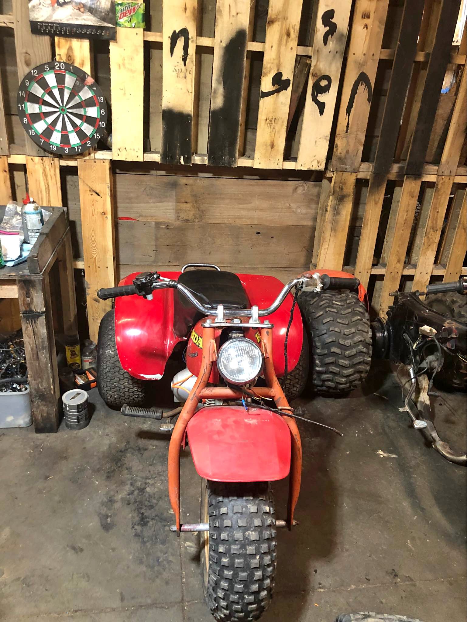 1977 3 wheelers 90 and 1 110 frame