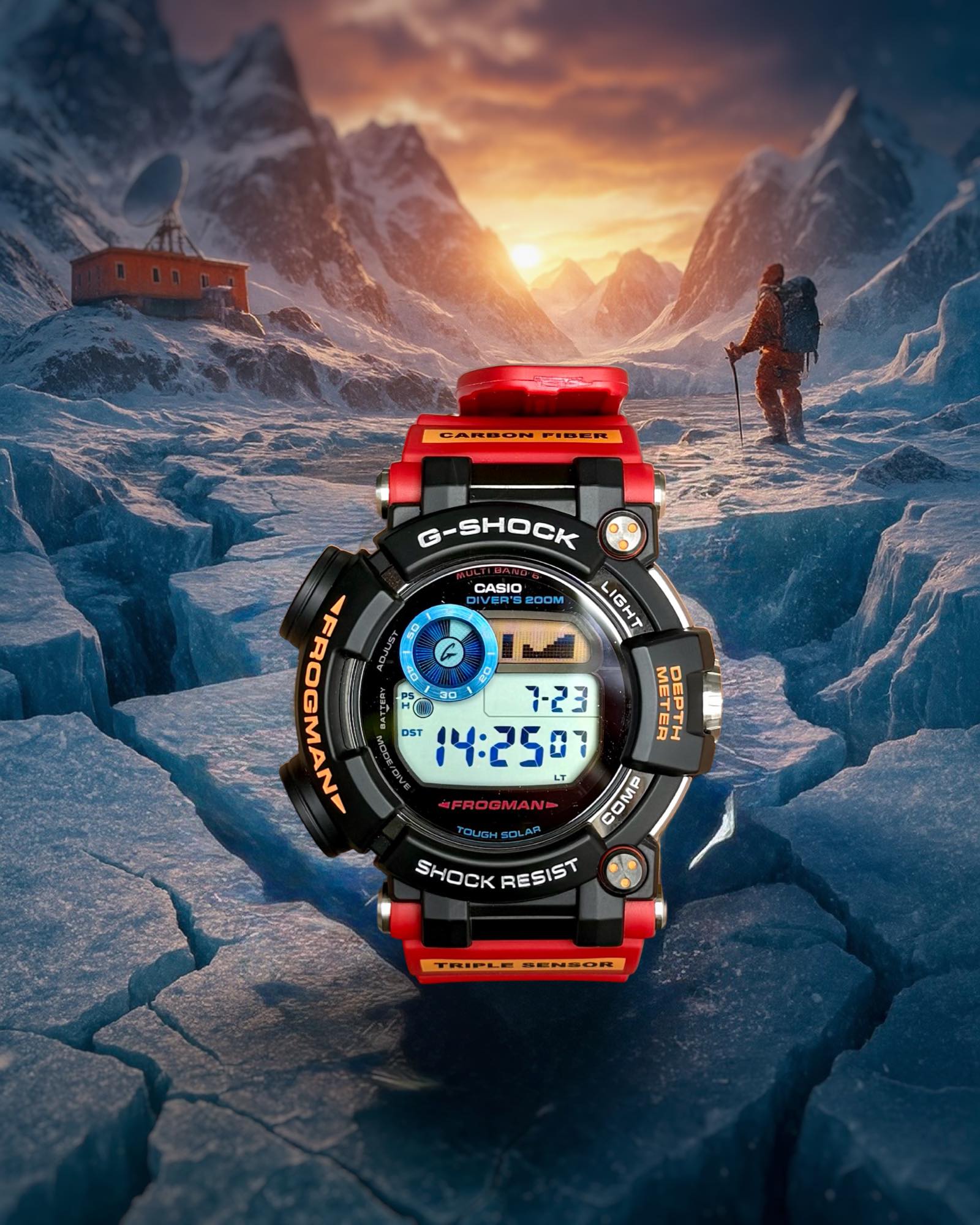 Classic Casio G-Shock Frogman GW-205K-2 watch