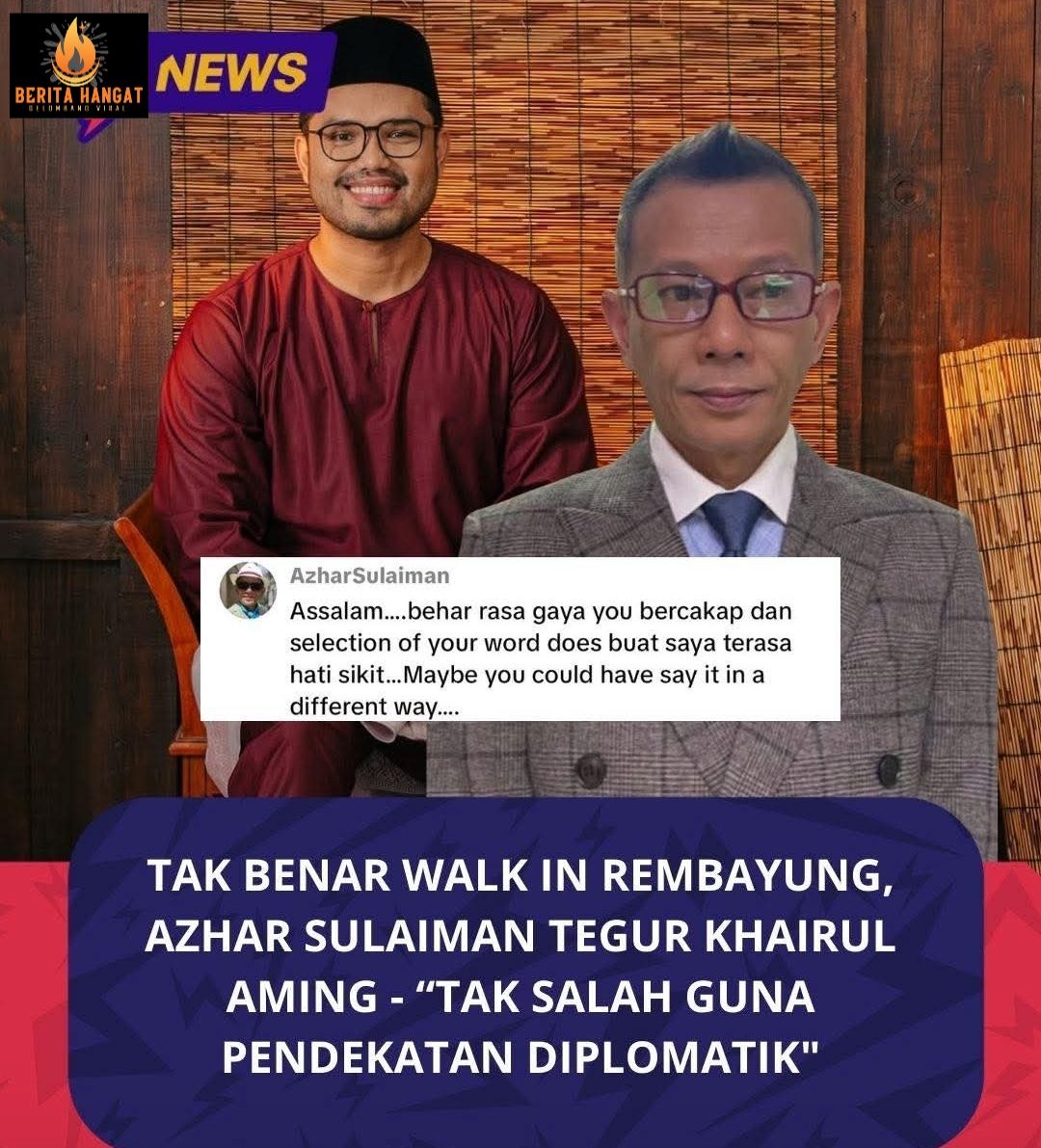 Fans - Tak Benar Walk In Rembayung, Azhar Sulaiman Tegur Khairul Aming ...