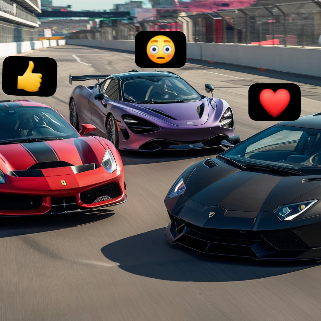 Aventador & Ferrari 488GTB 6台セット Ferrari 488 GTB vs McLaren 720S vs Lamborghini Aventador: key