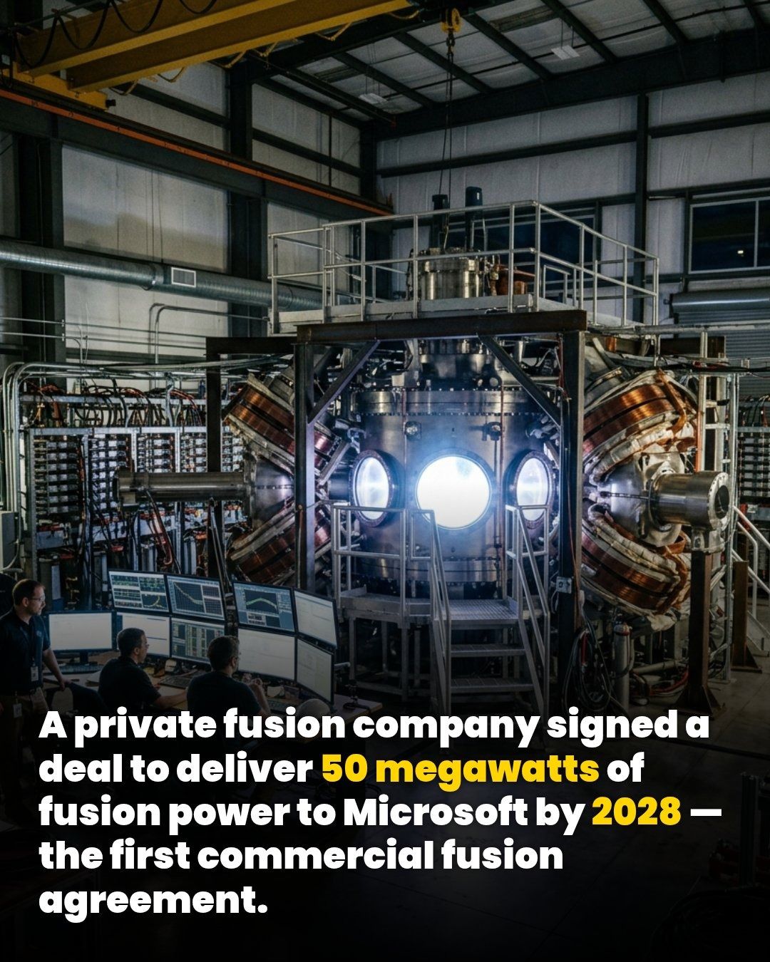 Fusion just got a purchase order. Helion Energy, a fusion startup
