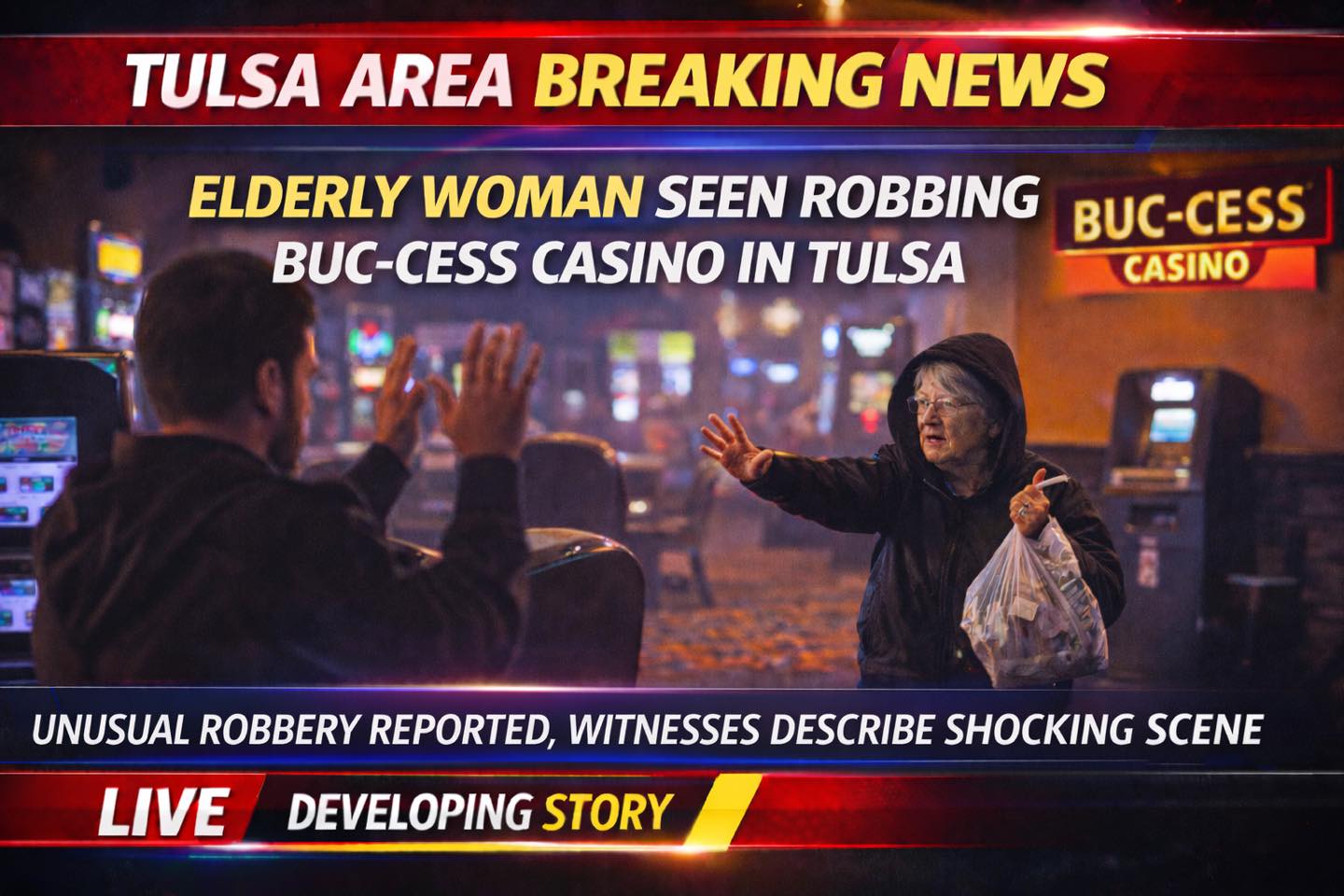 Tulsa - BREAKING NEWS: An unusual robbery was reported at Buc-Cess ...