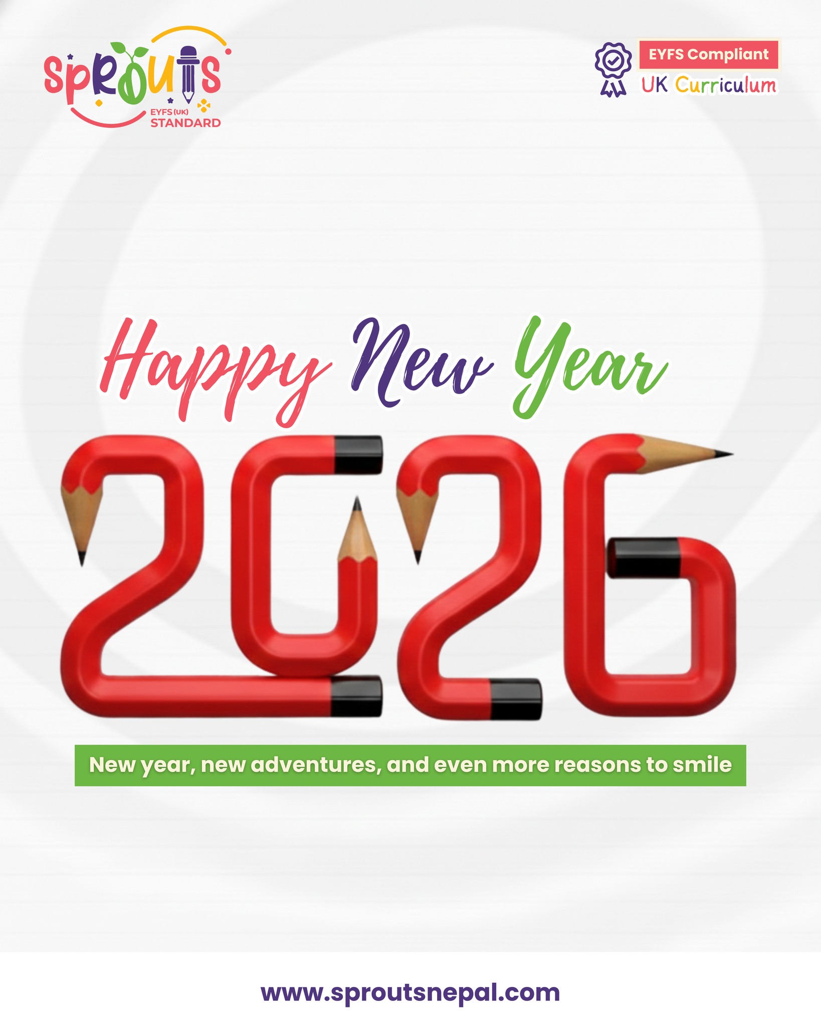 Sprouts - Happy New Year 2026 🎉 A year filled with new adventures ...