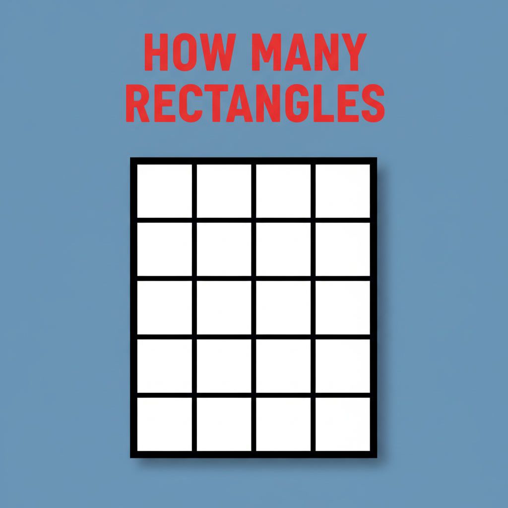 Learn Math Daily By Examples | How many rectangles shape 🤔📐📝 | Facebook