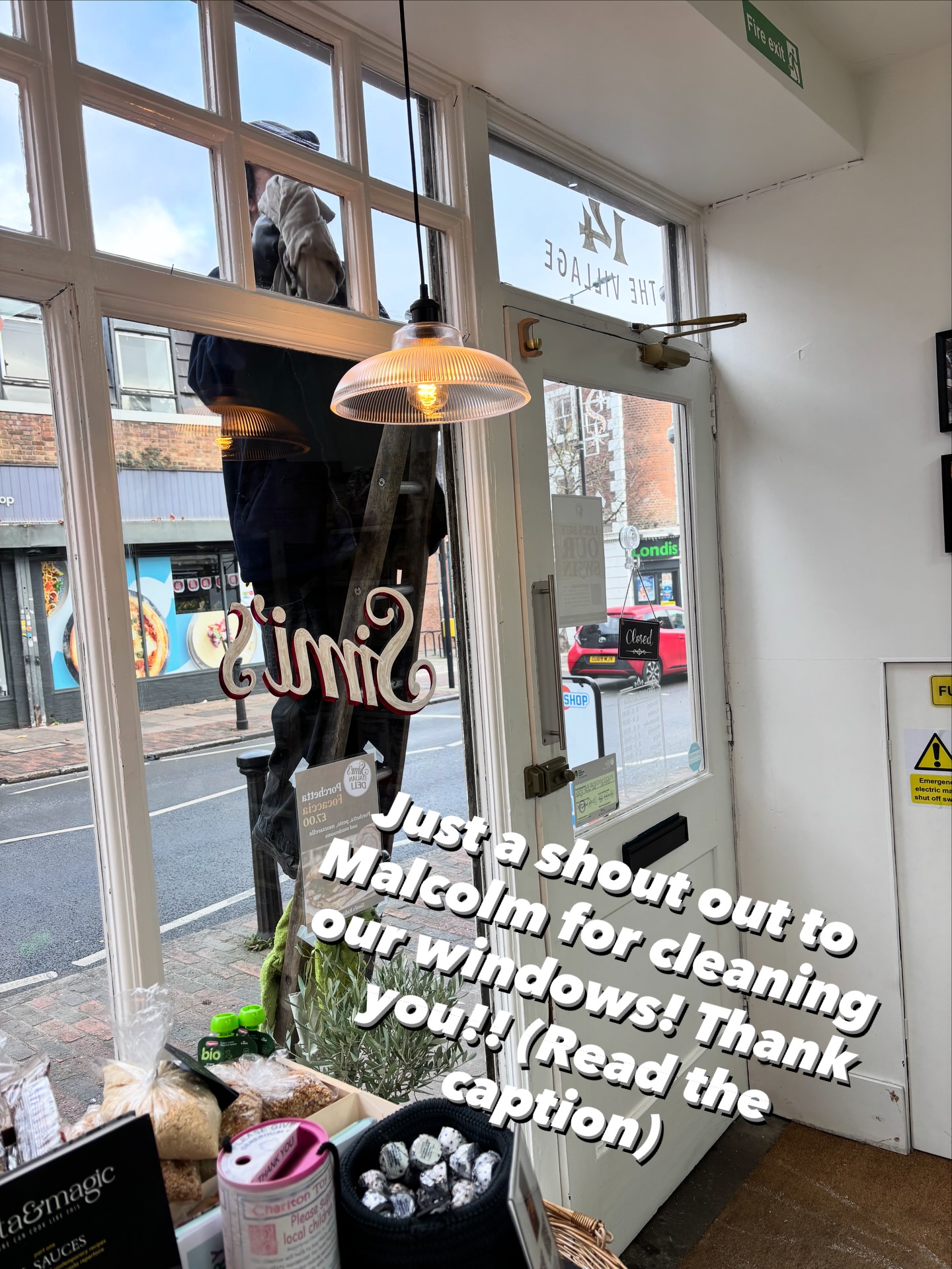 Simi’s - Malcolm has been cleaning our shop windows since the day we ...
