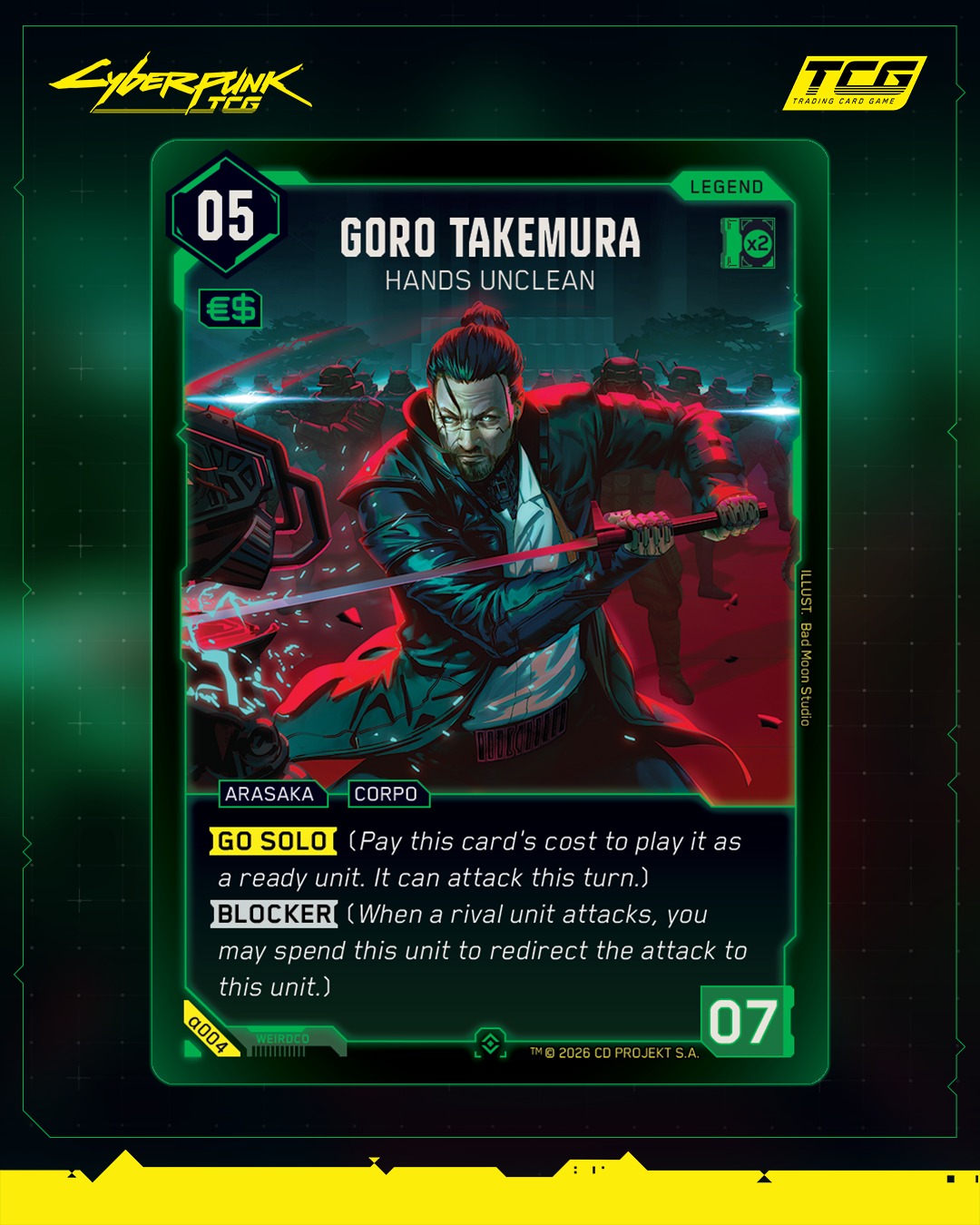 Cyberpunk 2077 TCG Alpha Edition PDF PnP demo decks are now online