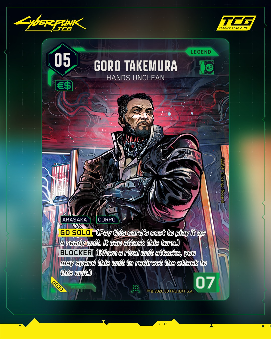 Cyberpunk TCG launches its Kickstarter on March 17, and after