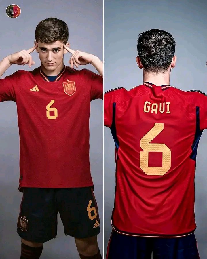 Pablo Gavi to wear number 6 for Spain