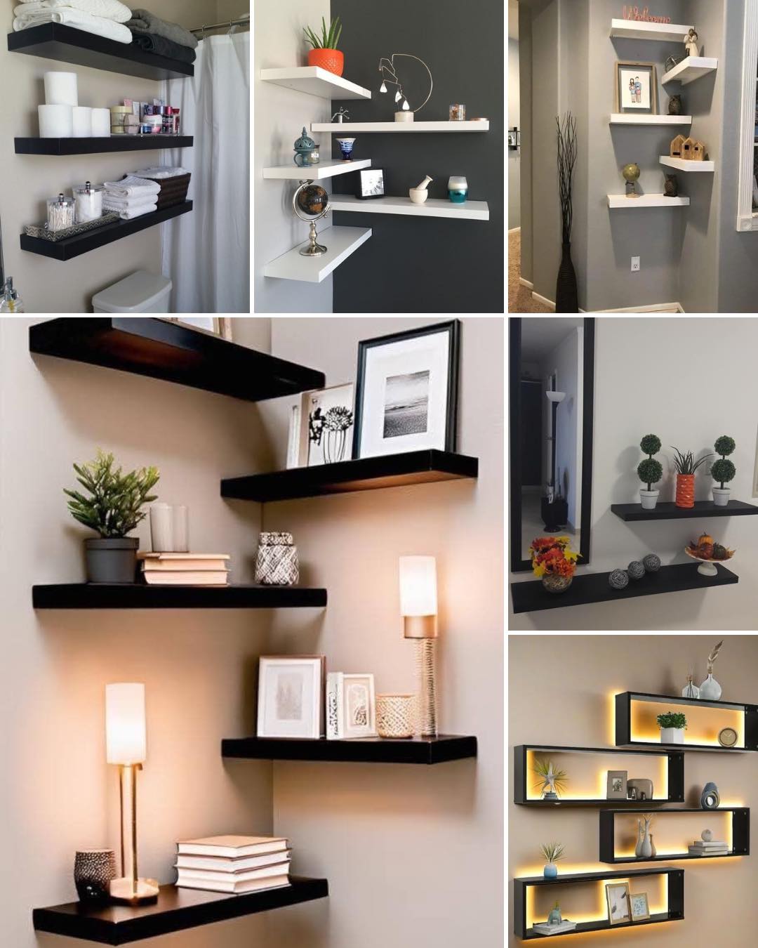 Homemade - Ideas for floating wooden shelves | Facebook