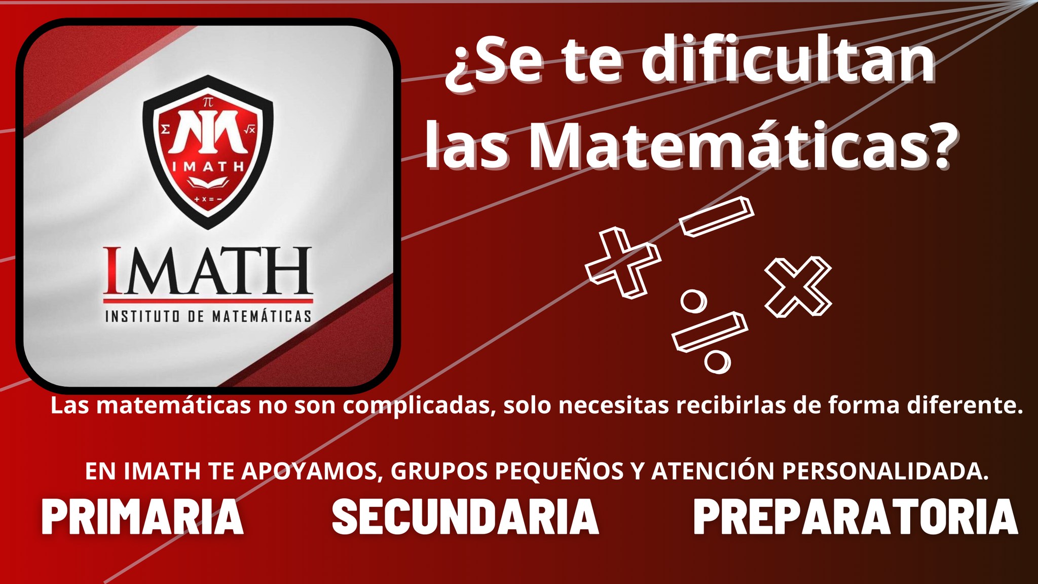 No permitas que que tu... - IMATH Instituto de Matemáticas | Facebook