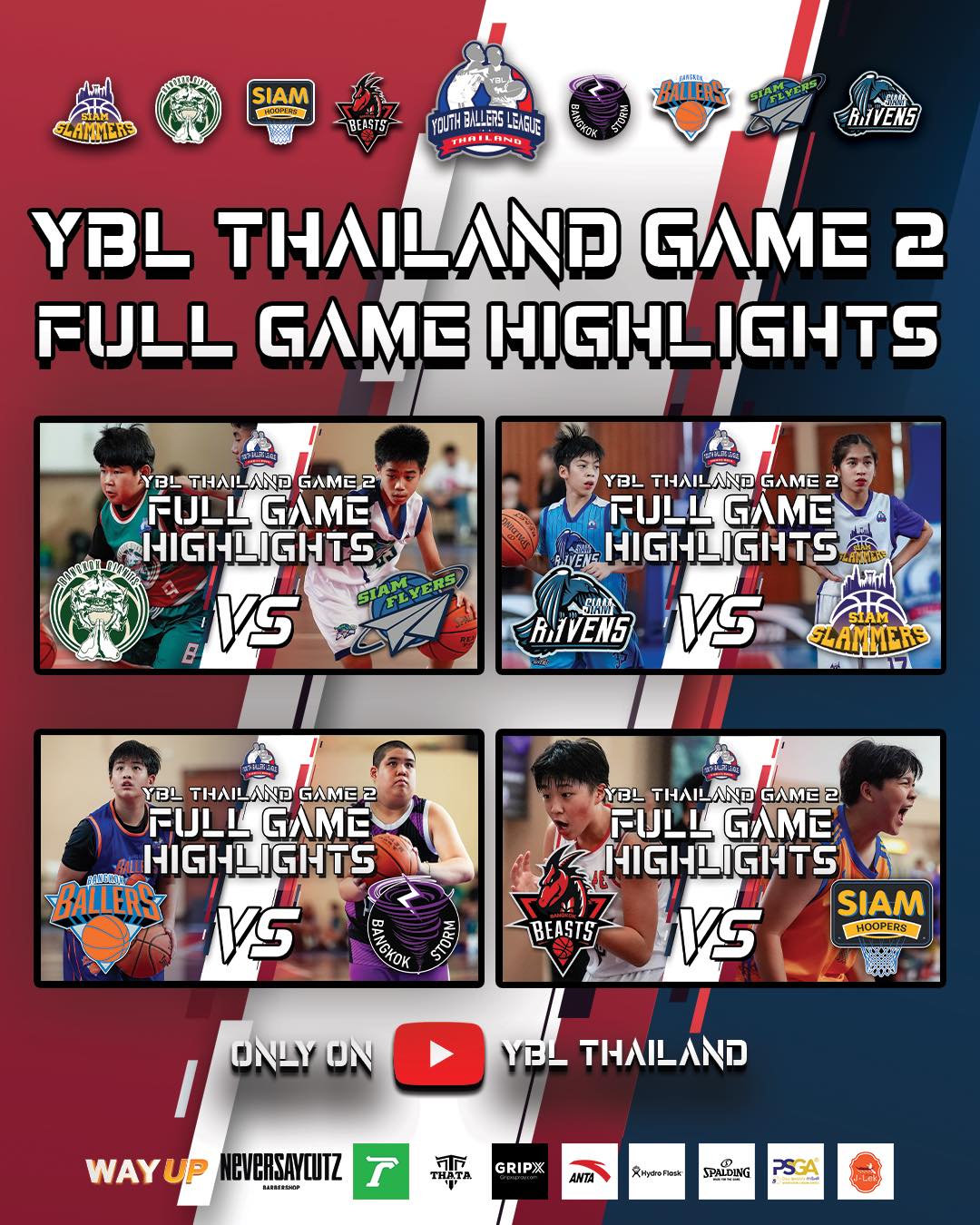 YBL Thailand - 📌📌📌สามารถรับชม GAME 2 Full Highlights | YBL... | Facebook