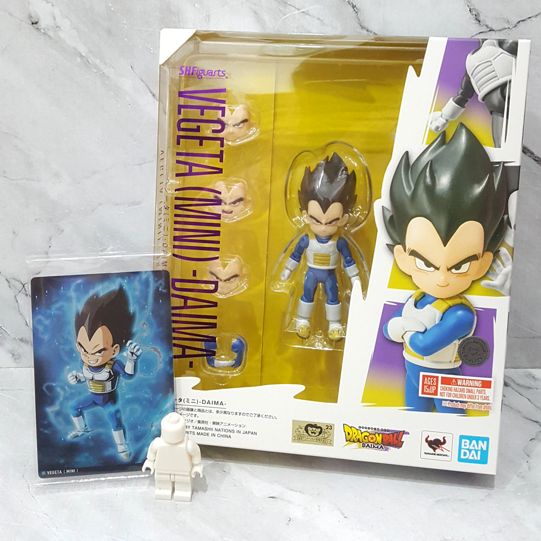 Lelangbubu - ⬤ SHF Vegeta Mini -DAIMA- ITEM stats : NEW • 100% ORIGINAL ...