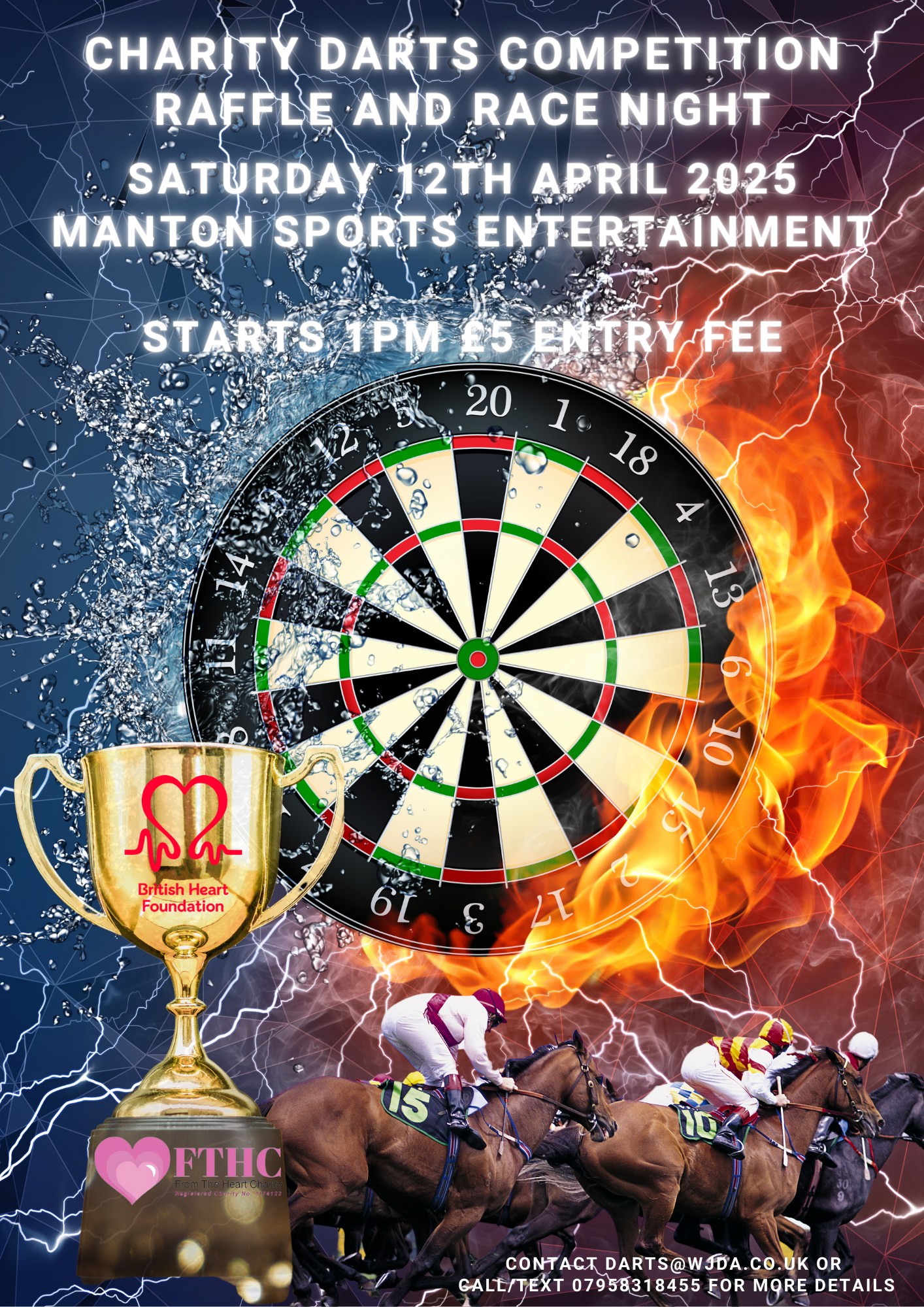 Worksop - 🎯🏇 Join Richard Cole's Heartfelt Charity Darts Competition ...