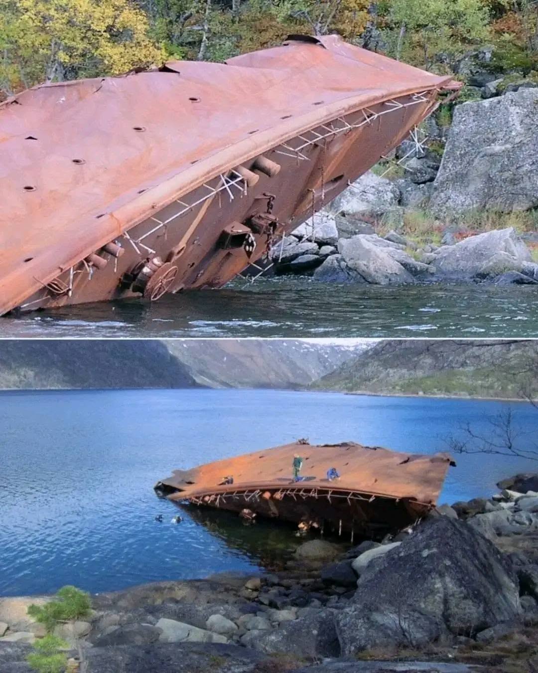 Exploring the Z-12 Erich Giese destroyer wreck in Narvik, Norway