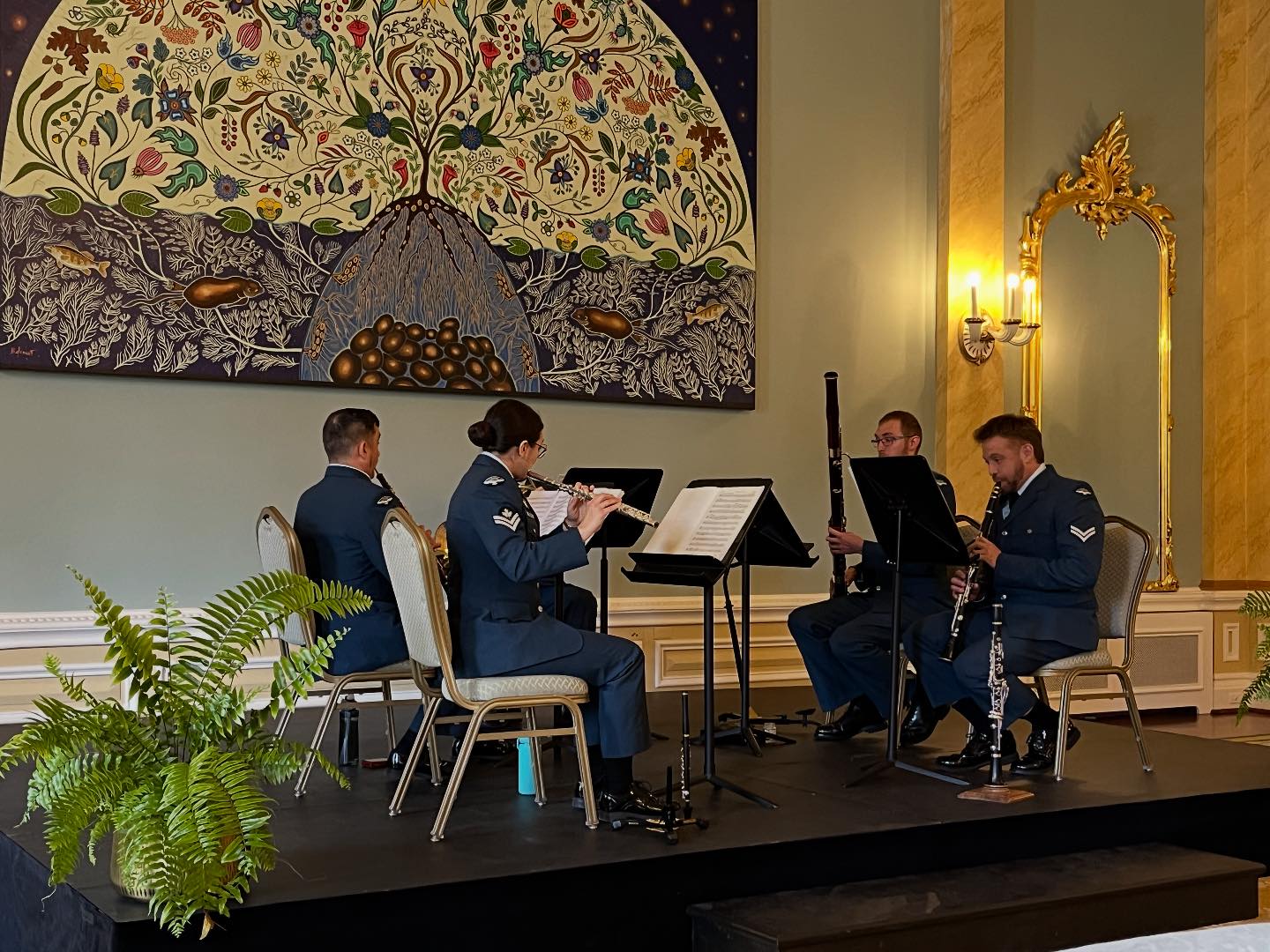 Rideau - Yesterday, performers from the Central Band of the Canadian ...